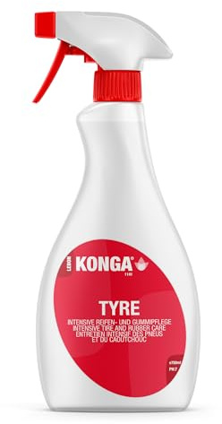 Reifenglanz Spray - Reifenpflege Reifenspray mit UV-Schutz für intensiven Reifen Glanz & Tiefschwarz - Tire Shine Autopflege Detailing langanhaltender Hochglanz