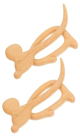 Hemobllo Lot De 2 Broches En Forme De Souris Pour Tricoter Jolies Broches En Bois Idéales Pour Cape Revers Pour Femme
