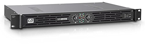 LD Systems XS 200 - PA Endstufe Class D 2 x 100 W 4 Ohm, schwarz