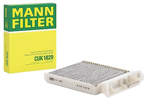 MANN-FILTER CUK 1829 Filtro de aire de cabina - Filtro de Polen con Carbón activado - para Automóviles + Vehículos de transporte