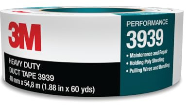 3M Gewebeklebeband, 3939, 48 mm x 55 m, Silber