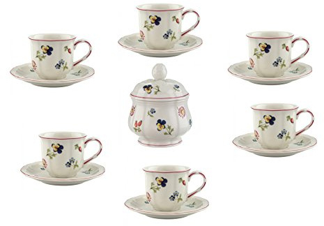 Villeroy & Boch Petite Fleur Set 7pezzi Caffe Espresso