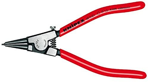 KNIPEX Tools - Circlip Pliers for Grip Rings, 5/32-9/32 Shaft Dia. (4611G1)