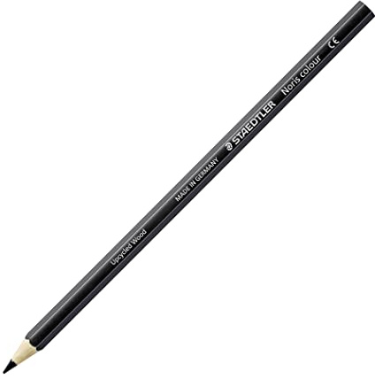 Staedtler 185-9 - Lápiz de color negro x 12
