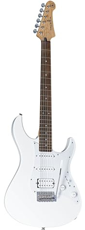 Yamaha Pacifica 012 VW E-Gitarre vintage weiß – Hochwertige Elektrogitarre für Einsteiger in elegantem Design – 4/4 Gitarre aus Holz
