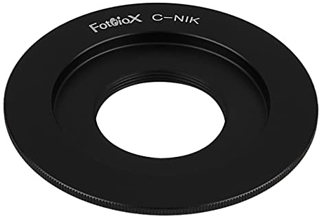 Fotodiox Lens Mount Adapter Compatible with C-Mount CCTV/Cine Lenses to Nikon F-Mount Cameras