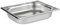 APS 81202 Contenedor GN 1/2, contenedor gastronorm de acero inoxidable/dimensiones 265 x 325 cm/altura 65 mm/volumen 4 litros