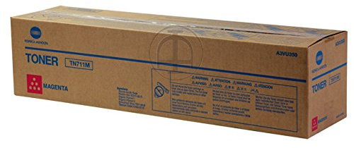 Konica Minolta A3VU350 Bizhub C654 Toner, 31500 Seiten, TN711M, magenta