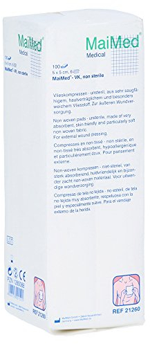 Vlieskompressen 5x5 cm Unsteril 6fach