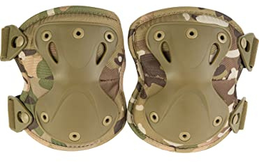 Viper TACTICAL Knee Pads Hard Shell, Lightweight 310g knee pads for work with Anti-Slip Foam and Quick-Release Straps – Ideal for Airsoft, Paintball, Hunting – V-Cam