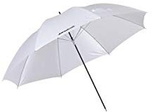 Westcott Blitzschirm, 109 cm (45 Zoll), satinweiß