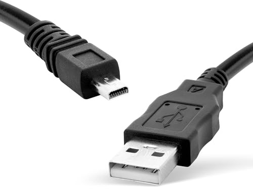 CELLONIC 1x > USB A Datenkabel kompatibel mit Rollei Sportsline 60, XS-8 | 2.0, 1.5m, PVC, schwarz, für Rollei X-8 Compact, Powerflex 240 HD, Compactline 750, XS-10, Flexline 140, Movieline DV5