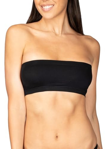 intimidea - Bandeau top undertop bustier bra bra, blackone