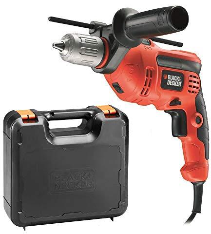 BLACK+DECKER KR714CRESK-QS Trapano a Percussione Reversibile in Valigetta, 710W [Vecchio Modello]