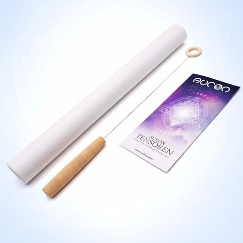 Baguette de sourcier Tensor avec poignée en liège et Anneau de 43 cm