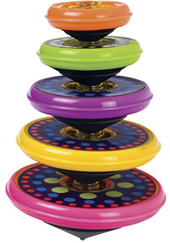 Toysmith Super Stacking Tops Kit, For Boys & Girls Ages 3+