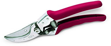 ARCHMAN Forbice Vigna Bypass 23 cm, Lama Intercambiabile Acciaio Temperato, Rosso e Metallico