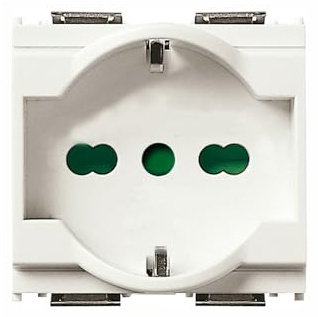 Vimar 16211.B Idea Presa universale 2P+T 16A bianco