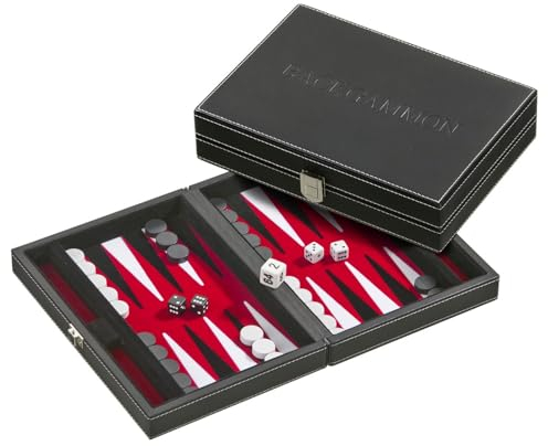 Philos Backgammon Tinos klein Rood 23x16.5cm