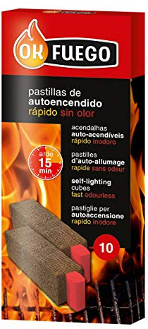 Flower 50203 - Pastillas autoencendido ecológicas 10 und, 10 u