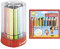 STABILO - Stifte-Set - Gefederter Dreikant-Filzstift - Trio Scribbi - Tischset und Buntstift, Wasserfarbe und Wachsmalkreide - woody 3 in 1