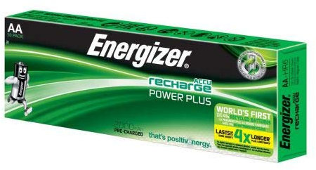 Energizer Battery Rechargeable NiMH Capacity 2000mAh HR6 1.2V AA Ref E300626800 [Pack 10]