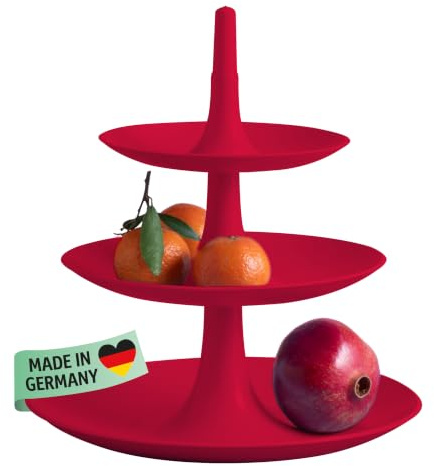 koziol étagère Babell BIG, termoplast, 38 x 38 x 53 cm Large Raspberry Red