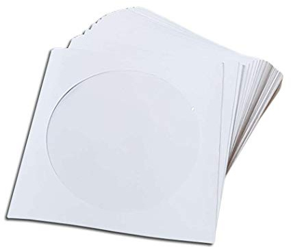 Protected CD Papierhüllen ohne Klappe (100 Stück)
