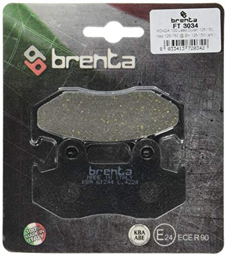 Brenta Pastiglie Freno Organiche Moto per 100 Lead, SVC110, Dylan 125, SH 125