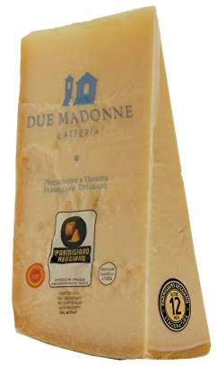 Parmigiano Reggiano (Parmesan Reggiano) D.o.p. NO OGM maturé pendant au moins 12 mois - 1 KG