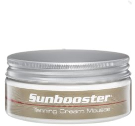 SUNBOOSTER® Tanning Mousse I Pre Tan Körpermousse I 150 ml | Ohne Selbstbräuner I Bräune & Schutz I Hyaluronsäure I Süßmandelöl I TanActine I Lumipod™