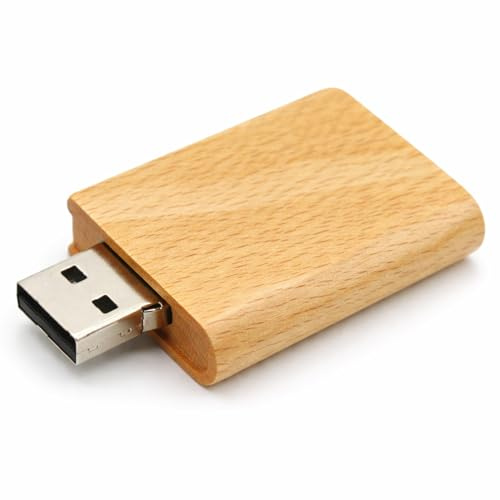 Ulticool - Libro de Madera 8 GB - Book Wood - Memoria Almacenamiento de Datos – Gadget de Dia del Padre - para Papá/Hombre/Él/Ella/Mujer - USB Flash Pen Drive Memory Stick
