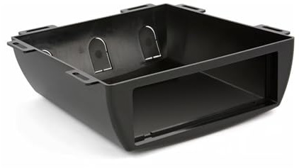 Scosche UDEB Universal Under Dash or Top Mount Single DIN Radio Installation Enclosure - Aftermarket Car Stereo Install Kit - Does Not Fit Double DIN Radios - See Images for Enclosure Dimensions