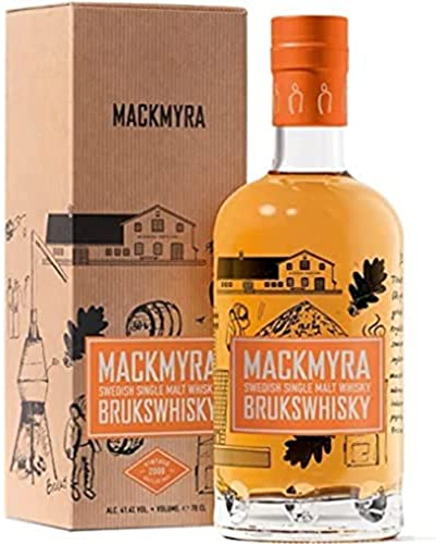 Mackmyra Distillery Brukswhisky Vintage 2008 41.4% 1 Flasche, 1er Pack (1 x 700 ml)