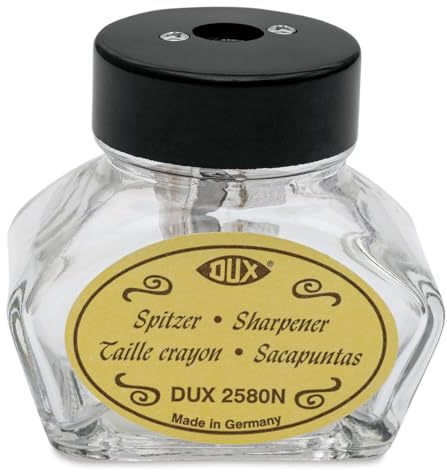 Dux Tintenfassspitzer aus Glas, transparent