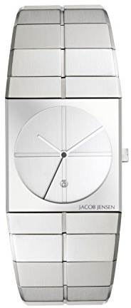 JACOB JENSEN Unisex-Armbanduhr ICON Analog Quarz Edelstahl 212