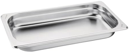 Vogue GN-Behälter Edelstahl 1/3 Gastronorm, 40 mm
