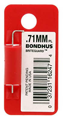 Bondhus 16247 .71-mm-Spitze Schlüssel Innensechskantschlüssel mit briteguard Finish, markiert und Barcode, kurz Arm