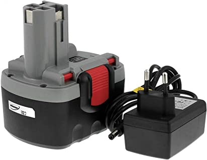 Akku für Bosch Bohrschrauber PSR VE-2 O-Pack Li-Ion inkl. Ladegerät, 14,4V, Li-Ion