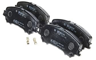 Bosch BP1735 - Plaquettes de Frein Avant pour Voiture - Qualité Bosch - Réduction du Bruit et de la Poussière - Certifié ECE-R90 - Sans Cuivre - Jeu de 4 Plaquettes