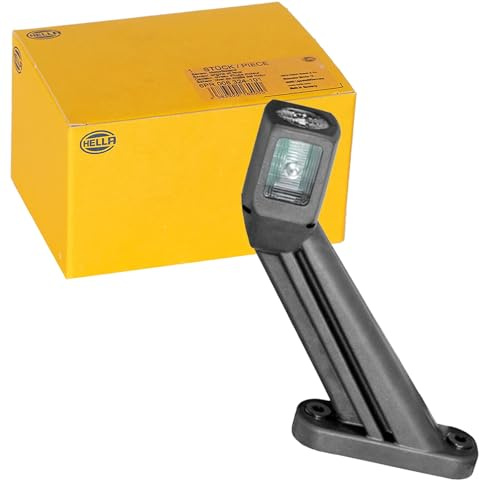Hella 2XS 011 744-111 Umrissleuchte - Begrenzungsleuchte - Anhänger - LED - 12/24V - ADR/GGVS/ECE - Kabel: 500mm - Stecker: EasyConn - 2-polig - links/seitlicher Anbau