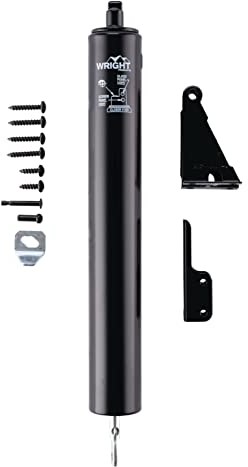 Wright Products V150BL Heavy Duty Pneumatic Screen and Storm Door Closer, Black