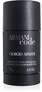Giorgio Armani Code, Deodorant Stick für Herren, 75g Zitrusfrüchte, Leder, Tabak, würzige Noten, blumige Noten