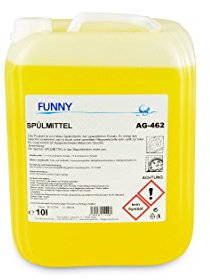 Funny AG-462 Spülmittel mit Citrusduft, Kanister, 10 L