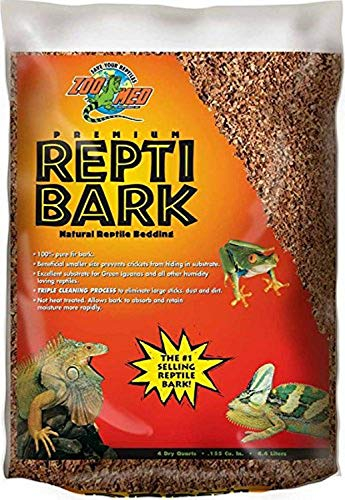 Zoo Med Repti Bark – Terrarium Decor, kleine natürliche Tannenrinde, wiederverwendbar, 8.8 l