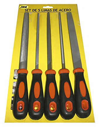 SET DE 5 LIMAS DE ACERO