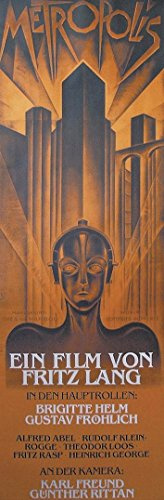 Close Up Metropolis Poster (51,5cm x 157cm) + weiÃŸe Geschenkverpackung. Verschenkfertig!