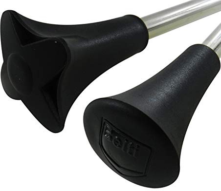 Belti Bastone da Majorette per Twirling (Nero, 51cm)