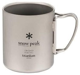 Snow Peak Ti-Double 300 Mug, Titanium
