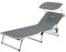 BRUNNER Lettino prendisole per spiaggia, mare, piscina e giardino MALIBU' colore Grigio